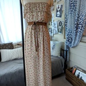 Strapless Bohemian Dress - Size M - No Boundaries